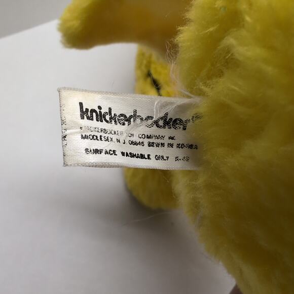 Vintage 1972 Knickerbocker Woodstock Stuffed Plush Toy Peanuts Cartoon - Picture 14 of 16